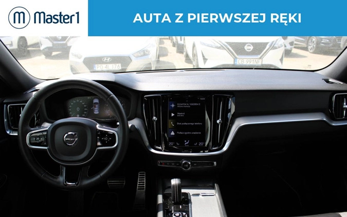 Volvo S60 cena 129850 przebieg: 167221, rok produkcji 2020 z Miłosław małe 191